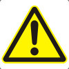 Знак W09 Внимание. Опасность (прочие опасности) (пленка 200х200 мм)